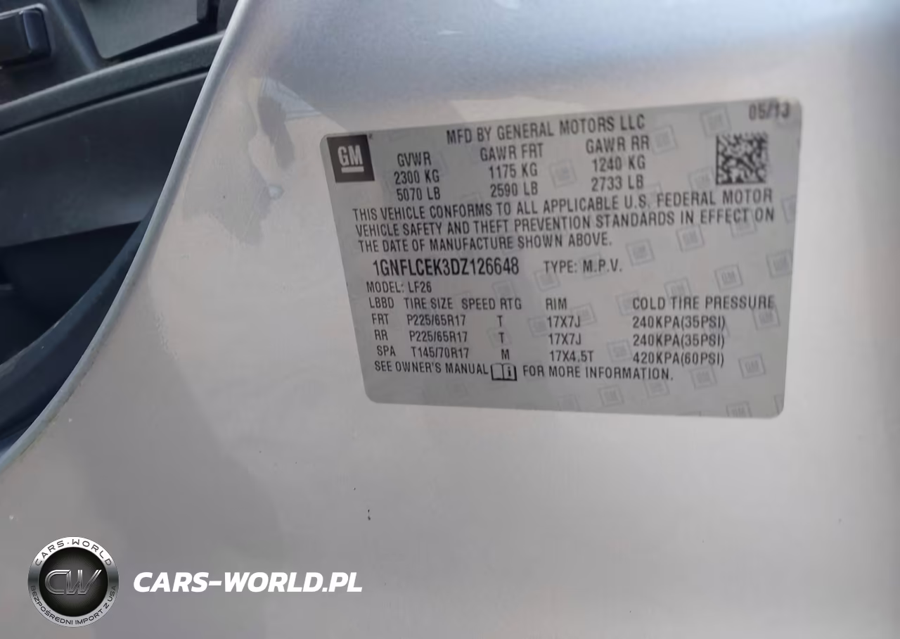 2013 Chevrolet Equinox Ls VIN:1GNFLCEK3DZ126648 - 9