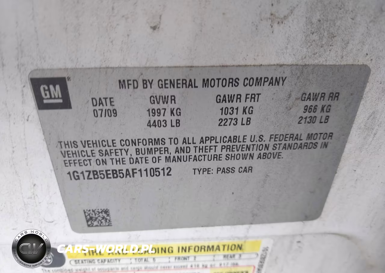 2010 Chevrolet Malibu Ls VIN:1G1ZB5EB5AF110512 - 9