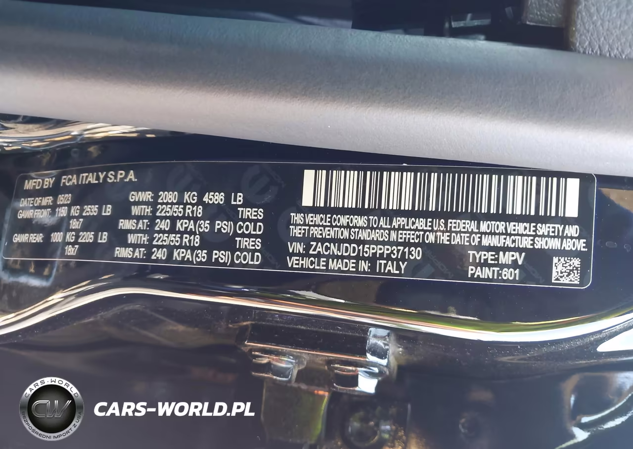 2023 Jeep Renegade Limited 4X4 VIN:ZACNJDD15PPP37130 - 9
