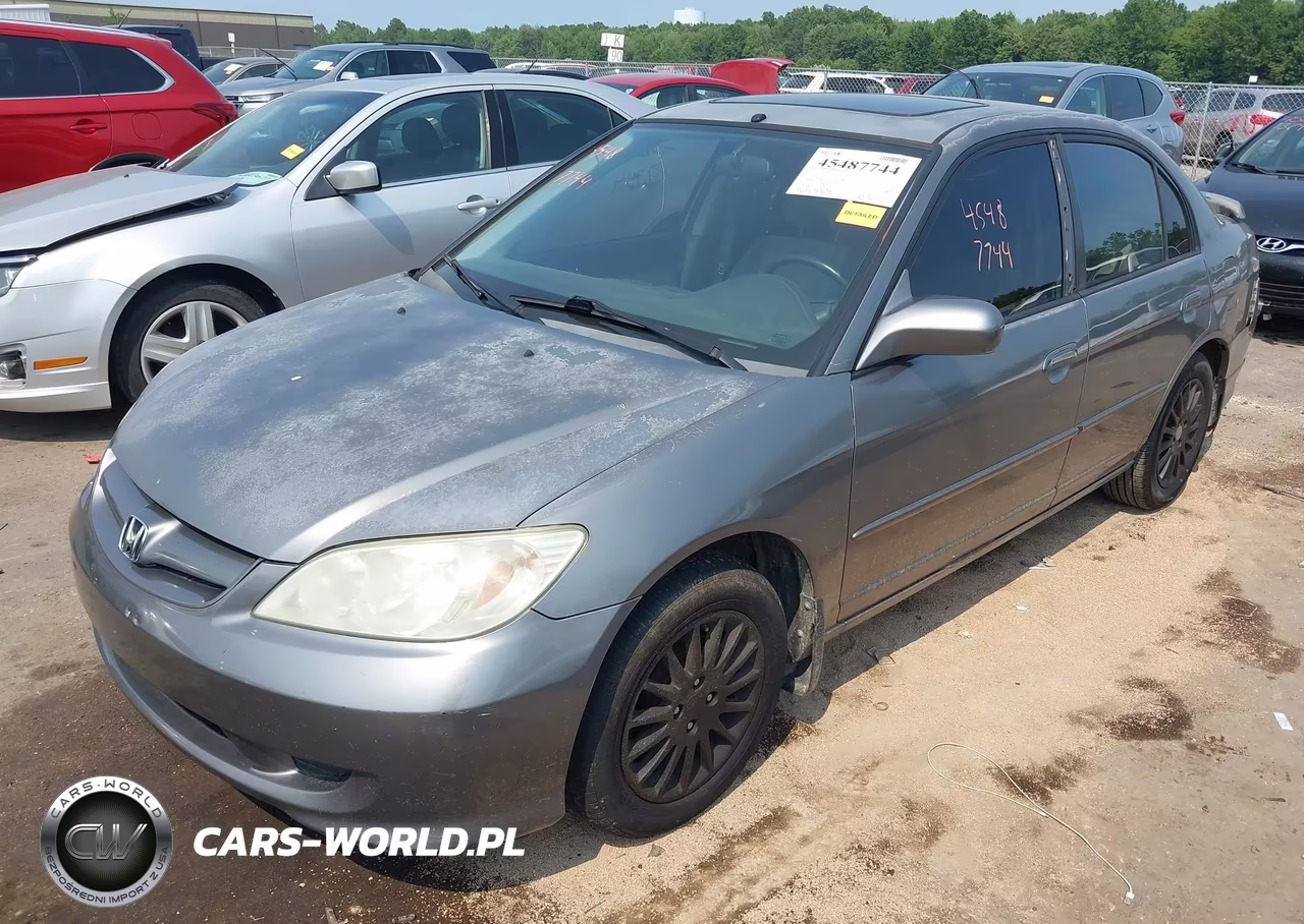 2005 Honda Civic Ex VIN:2HGES26775H563356 - 2