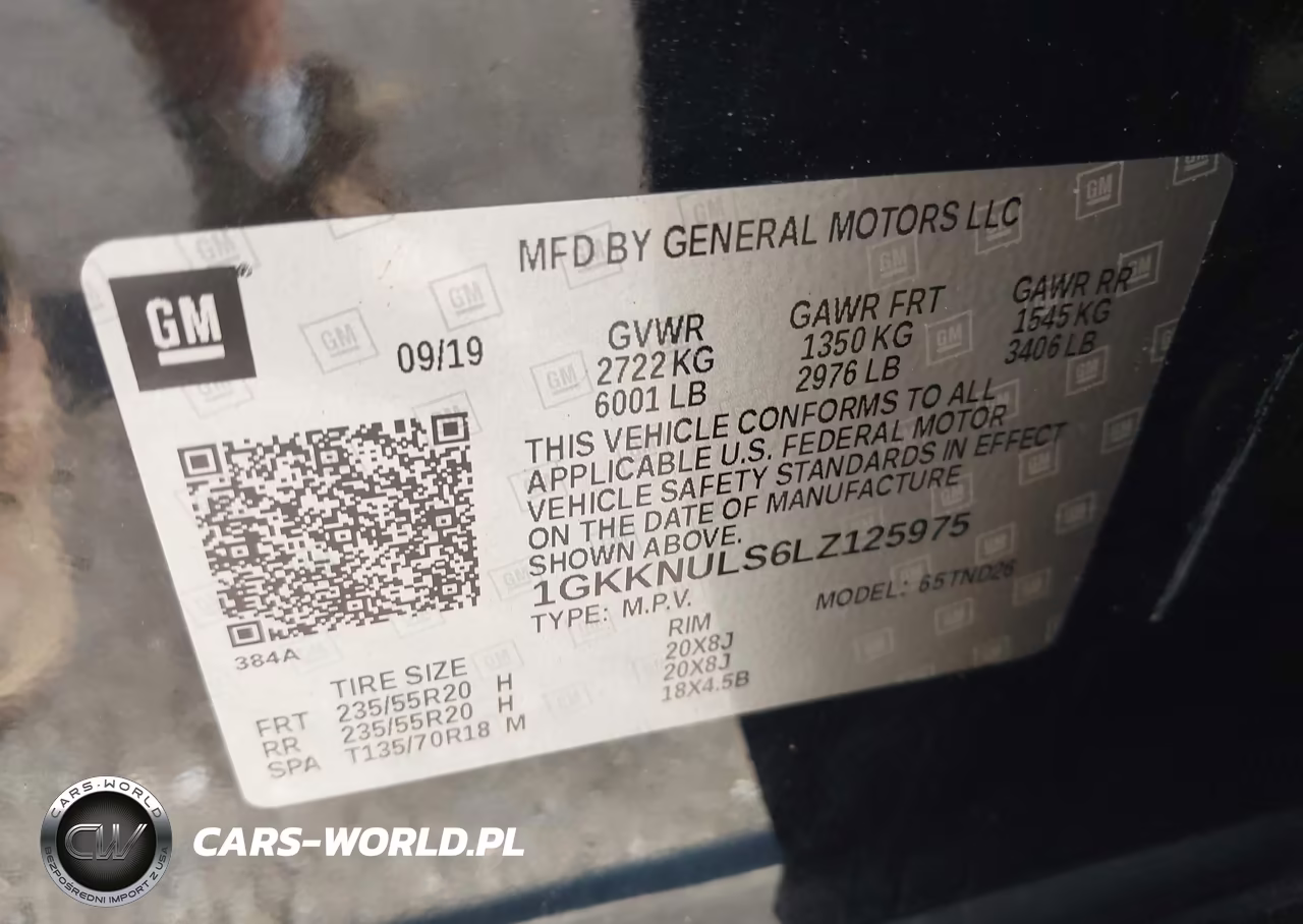 2020 GMC Acadia Awd Slt VIN:1GKKNULS6LZ125975 - 9