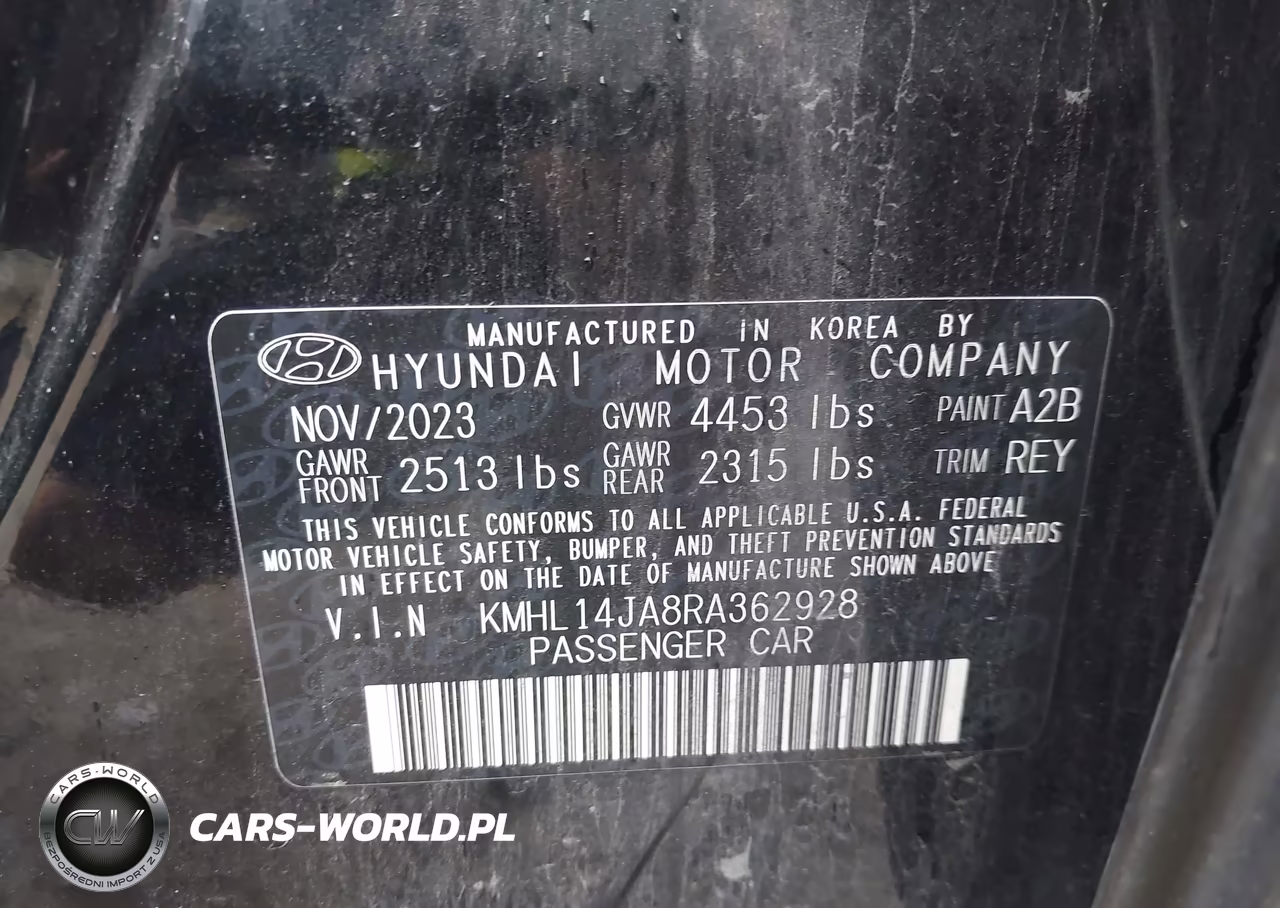2024 Hyundai Sonata Sel VIN:KMHL14JA8RA362928 - 9