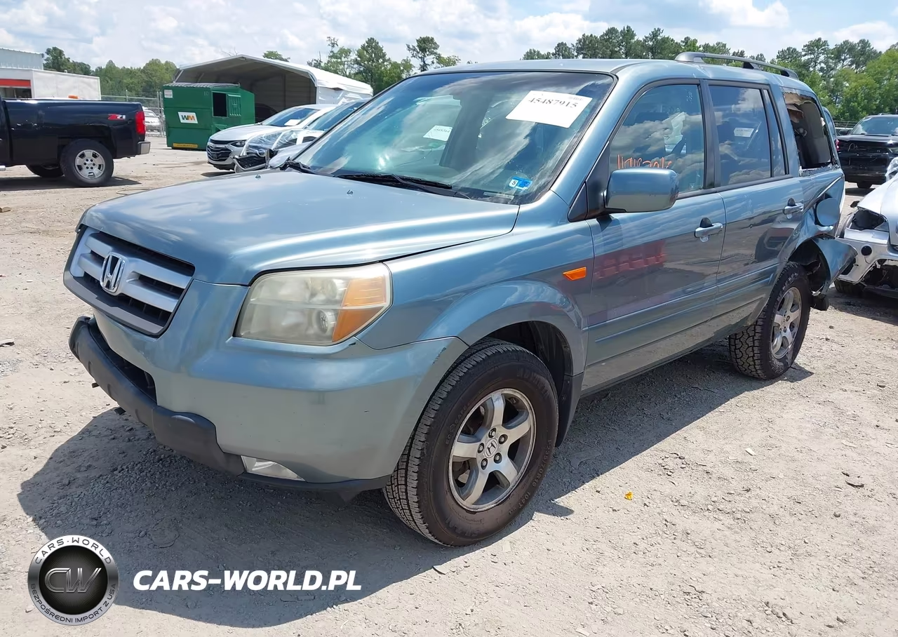 2006 Honda Pilot Ex-L VIN:2HKYF185968548937 - 2