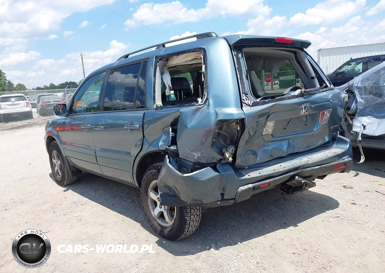 2006 Honda Pilot Ex-L VIN:2HKYF185968548937 - 3