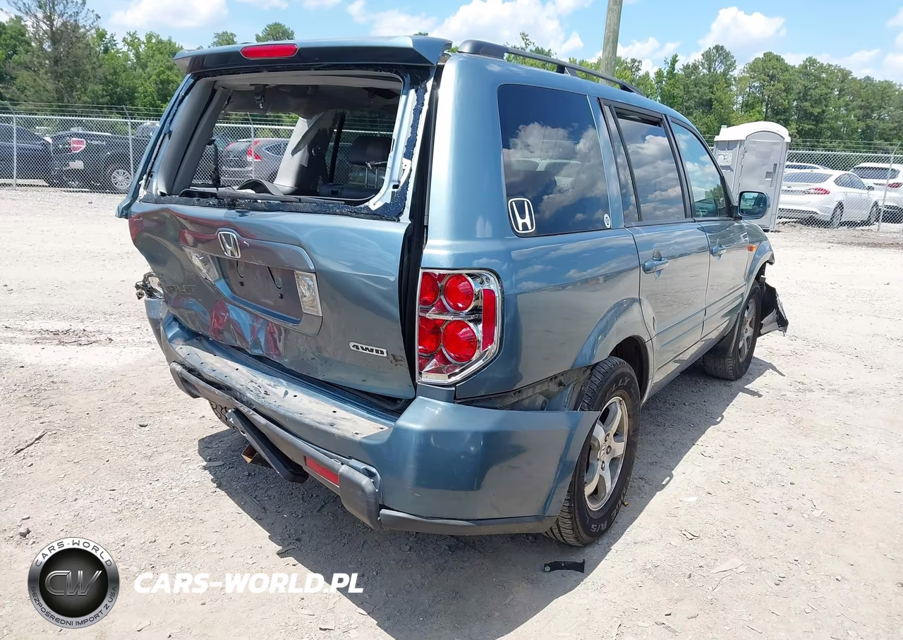2006 Honda Pilot Ex-L VIN:2HKYF185968548937 - 4