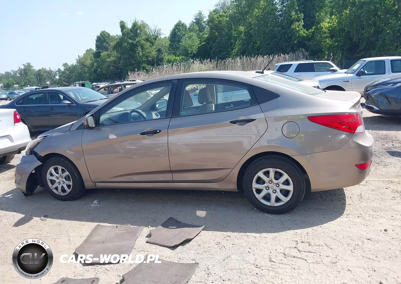 2012 Hyundai Accent Gls VIN:KMHCT4AE9CU060020 - 14