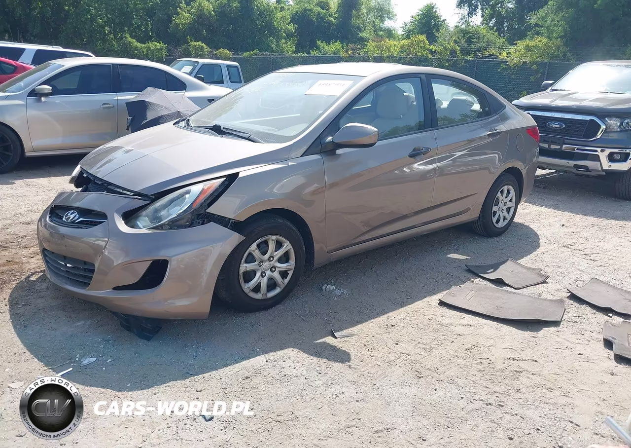 2012 Hyundai Accent Gls VIN:KMHCT4AE9CU060020 - 2
