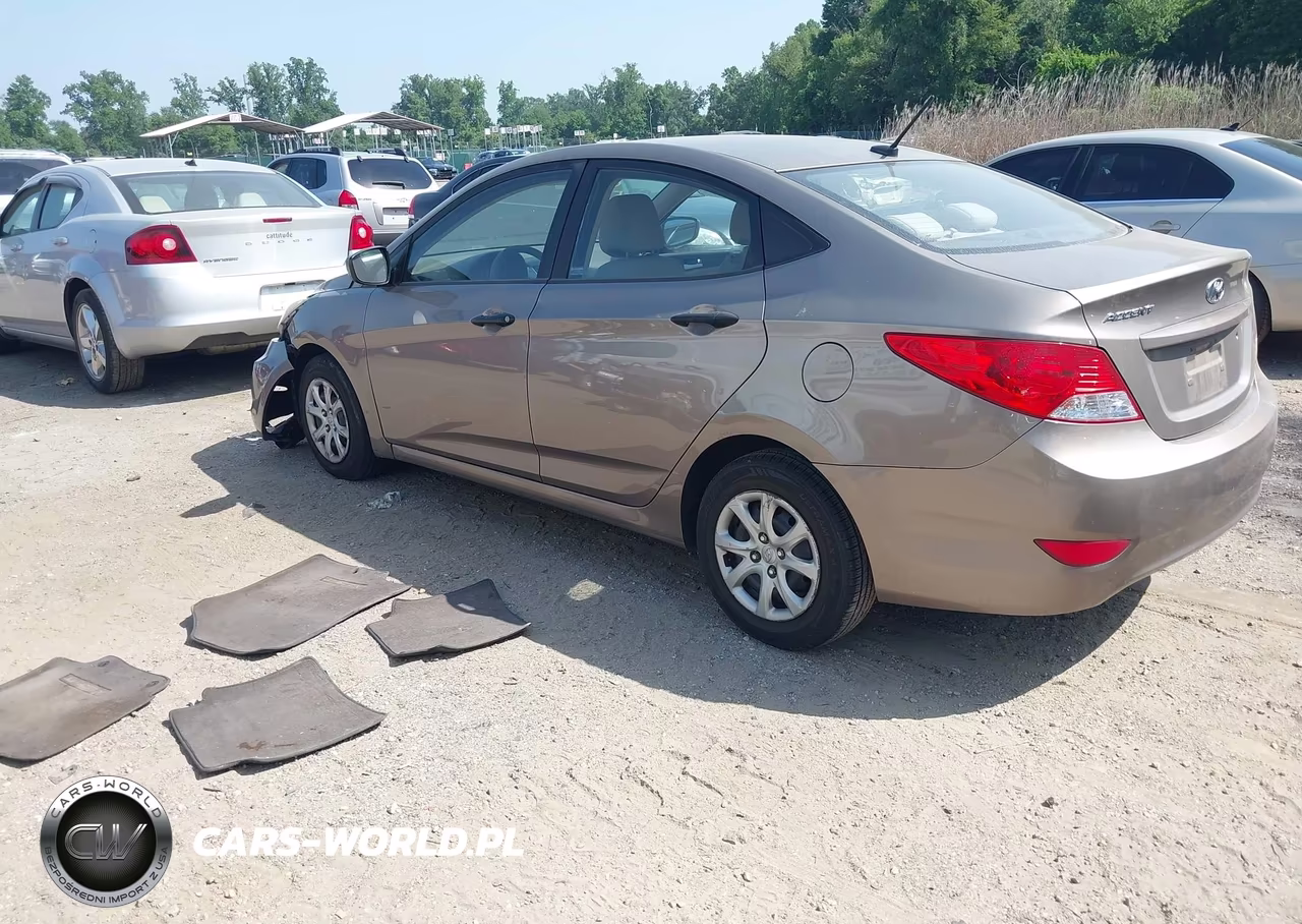 2012 Hyundai Accent Gls VIN:KMHCT4AE9CU060020 - 3