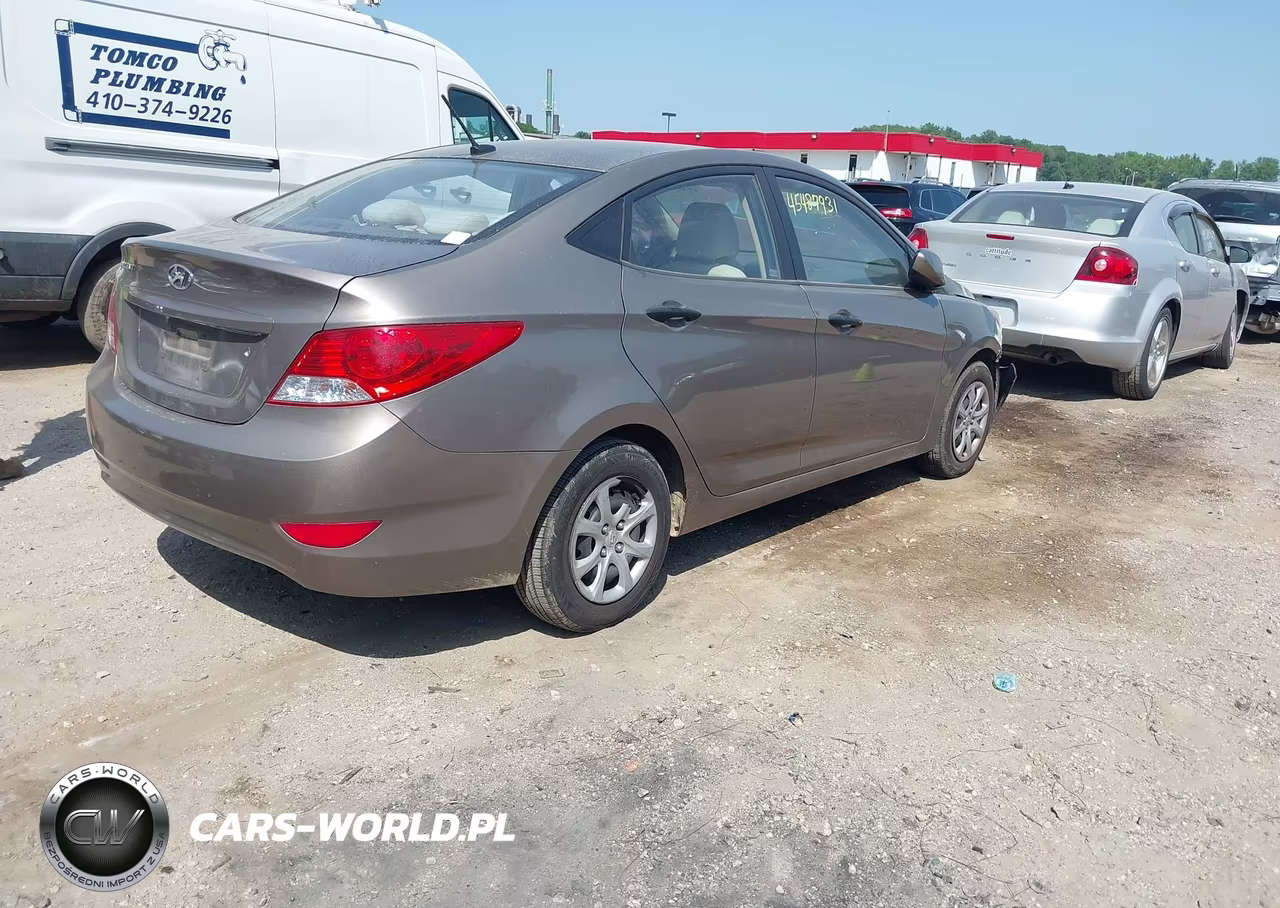 2012 Hyundai Accent Gls VIN:KMHCT4AE9CU060020 - 4
