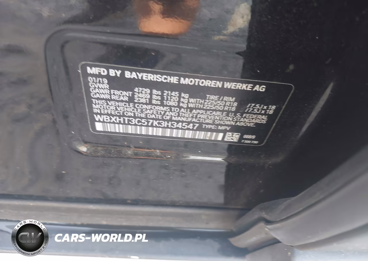 2019 BMW X1 xDrive28I VIN:WBXHT3C57K3H34547 - 9