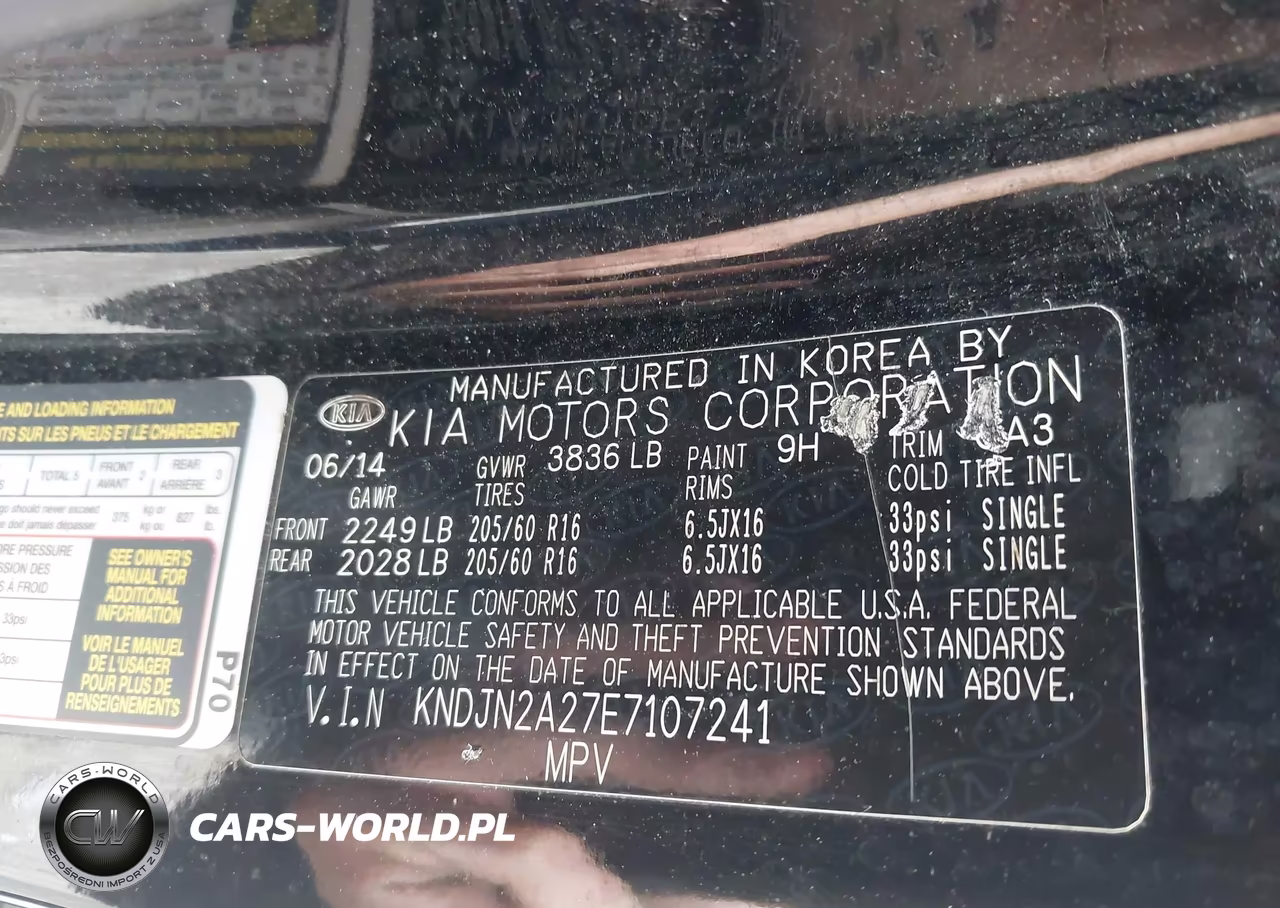 2014 Kia Soul VIN:KNDJN2A27E7107241 - 9