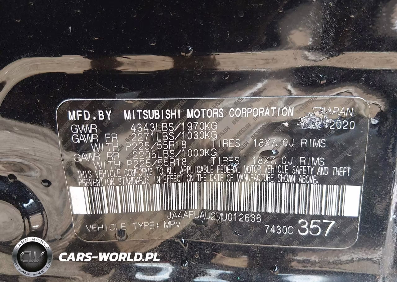 2021 Mitsubishi Outlander Sport 2.0 Be 2Wd-2.0 Es 2Wd-2.0 Le 2Wd-2.0 S 2Wd VIN:JA4APUAU2MU012636 - 9