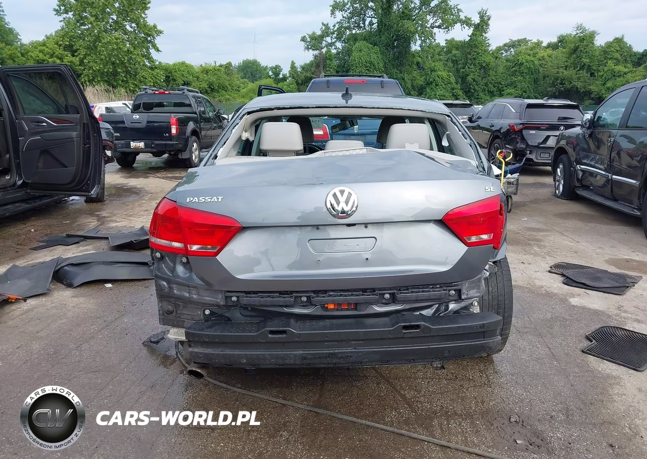 2014 Volkswagen Passat 2.5L Se VIN:1VWBP7A38EC016116 - 6