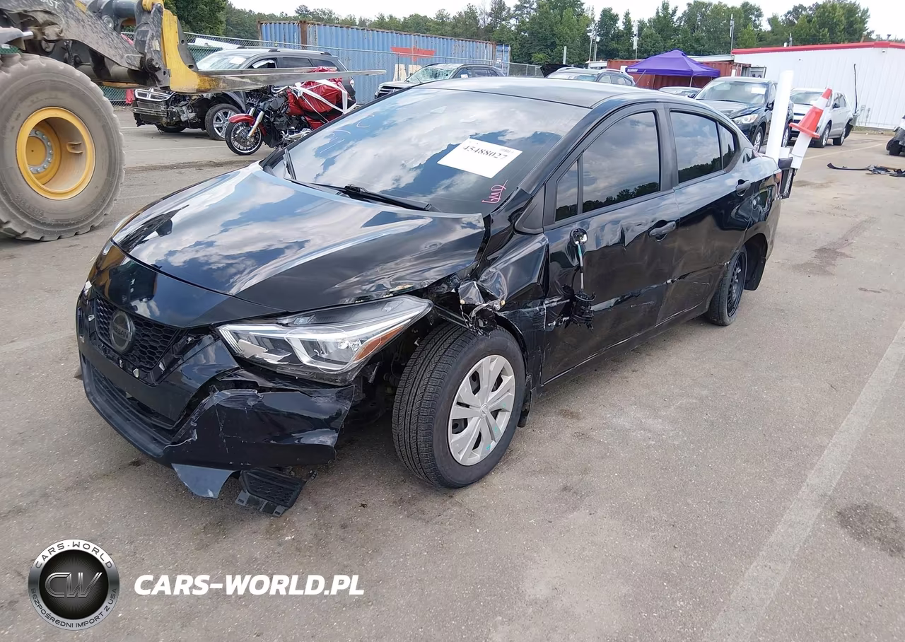 2021 Nissan Versa S Xtronic Cvt VIN:3N1CN8DV0ML908155 - 2