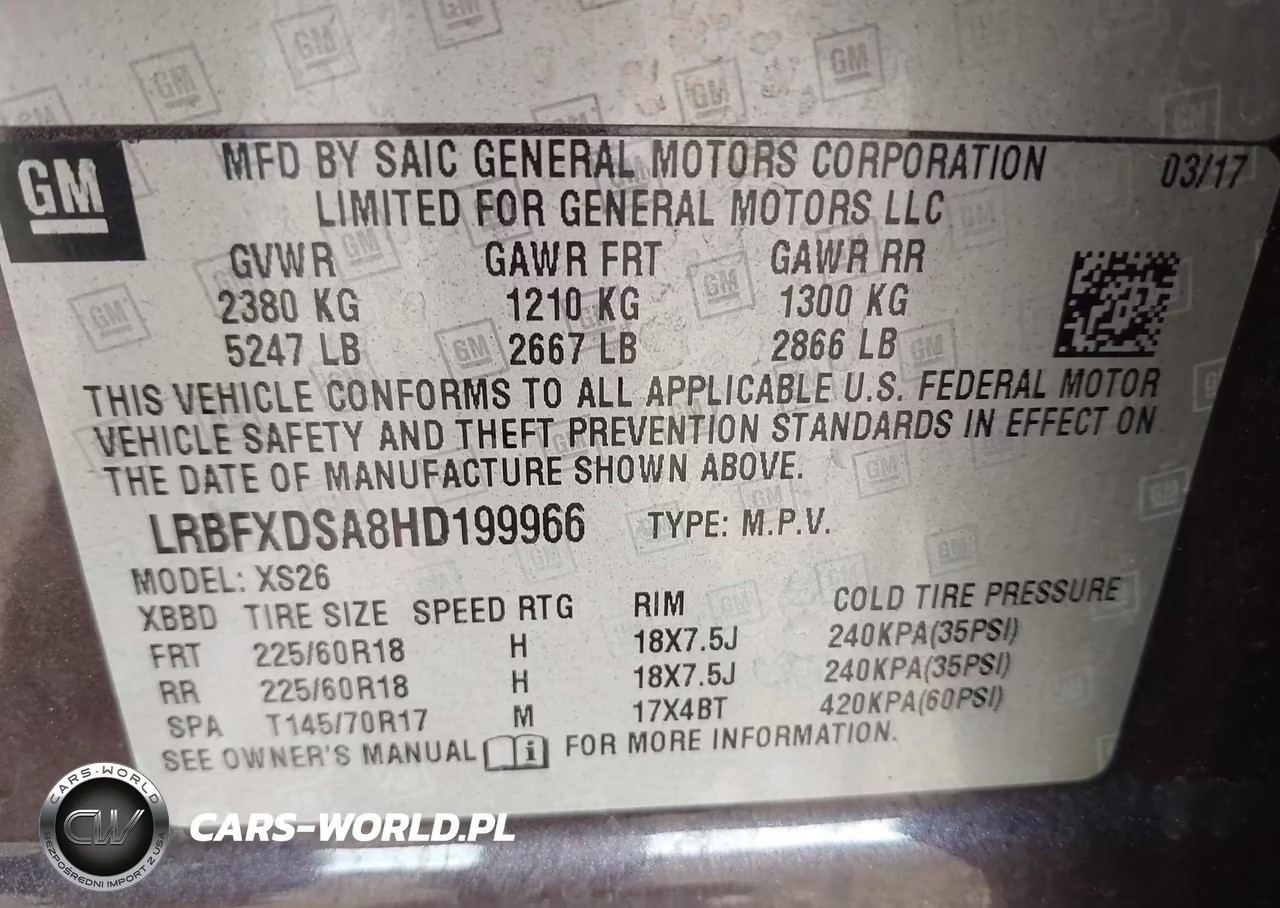 2017 Buick Envision Essence VIN:LRBFXDSA8HD199966 - 9