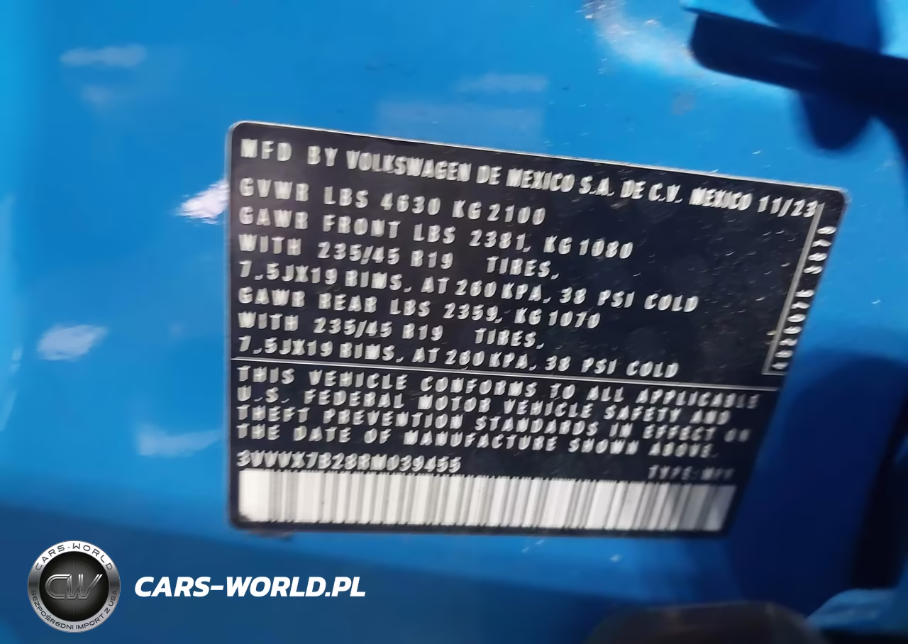 2024 Volkswagen Taos 1.5T Se VIN:3VVVX7B28RM039455 - 9