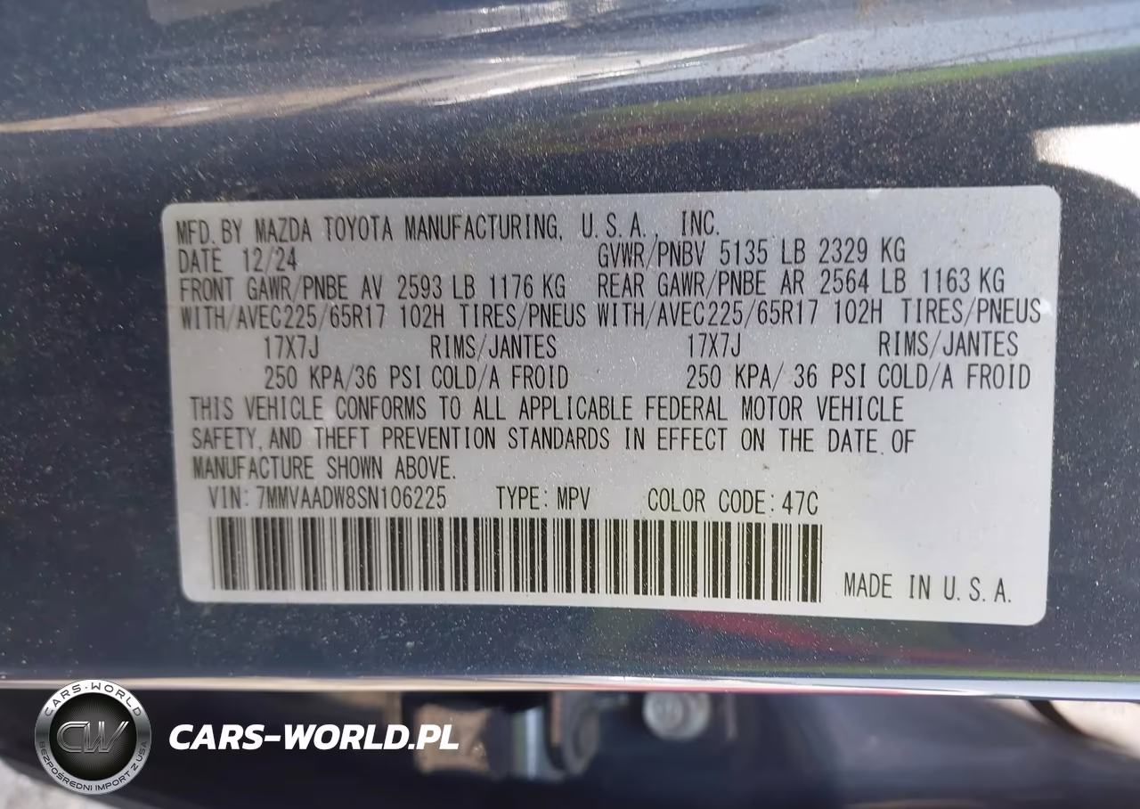 2025 Mazda Cx-50 Hybrid Premium Package VIN:7MMVAADW8SN106225 - 9