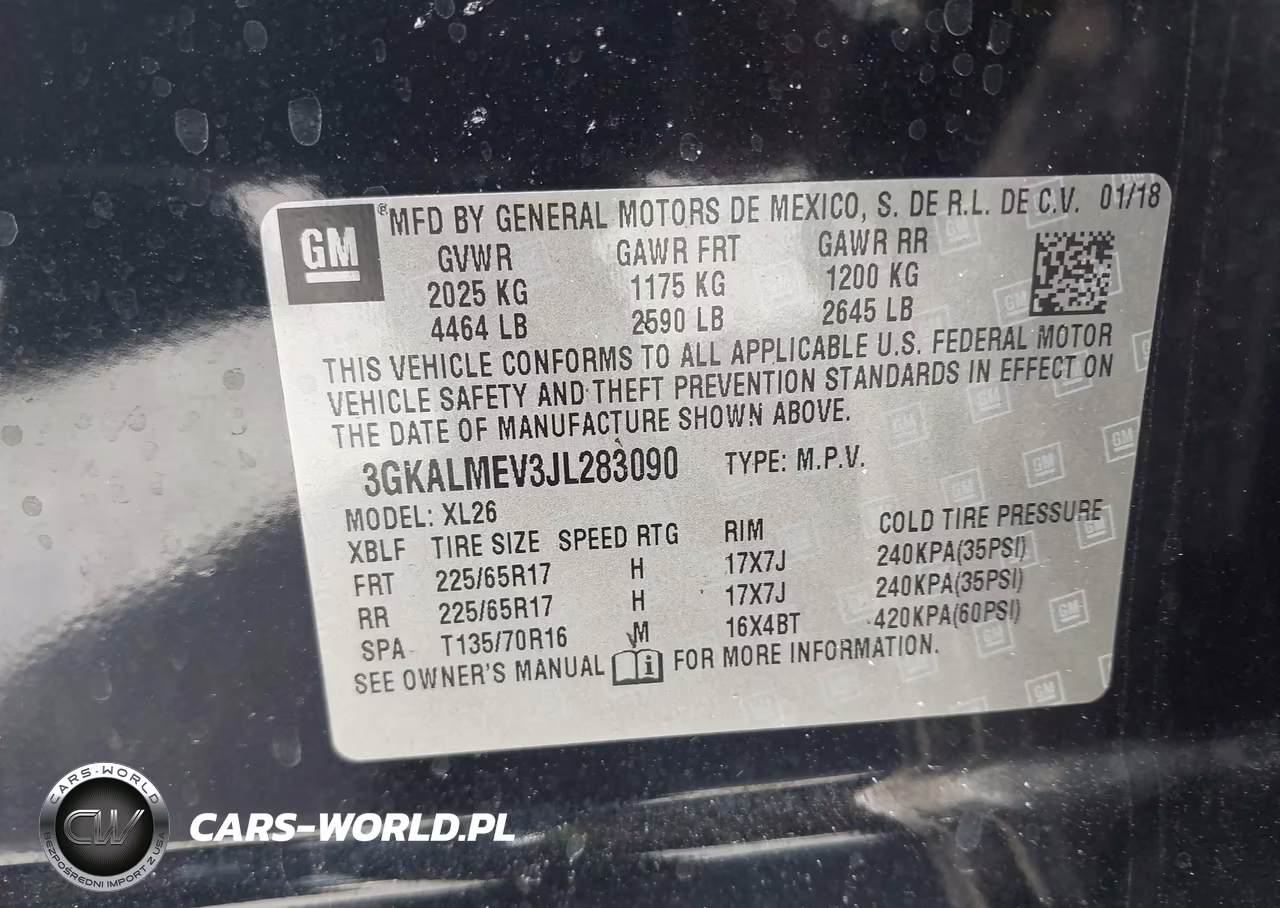 2018 GMC Terrain Sle VIN:3GKALMEV3JL283090 - 9