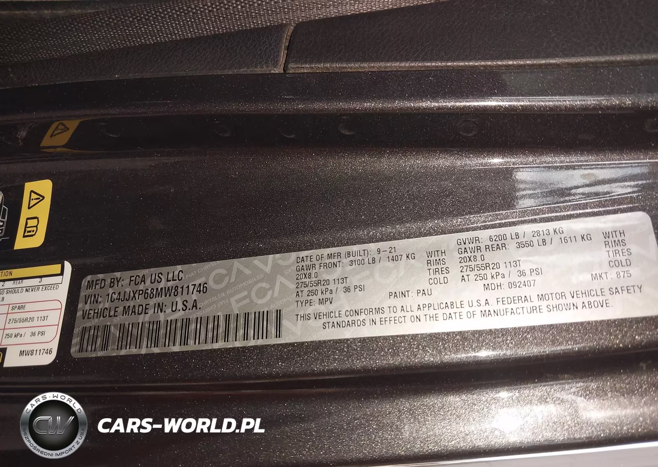 2021 Jeep Wrangler 4Xe Unlimited High Altitude 4X4 VIN:1C4JJXP68MW811746 - 9