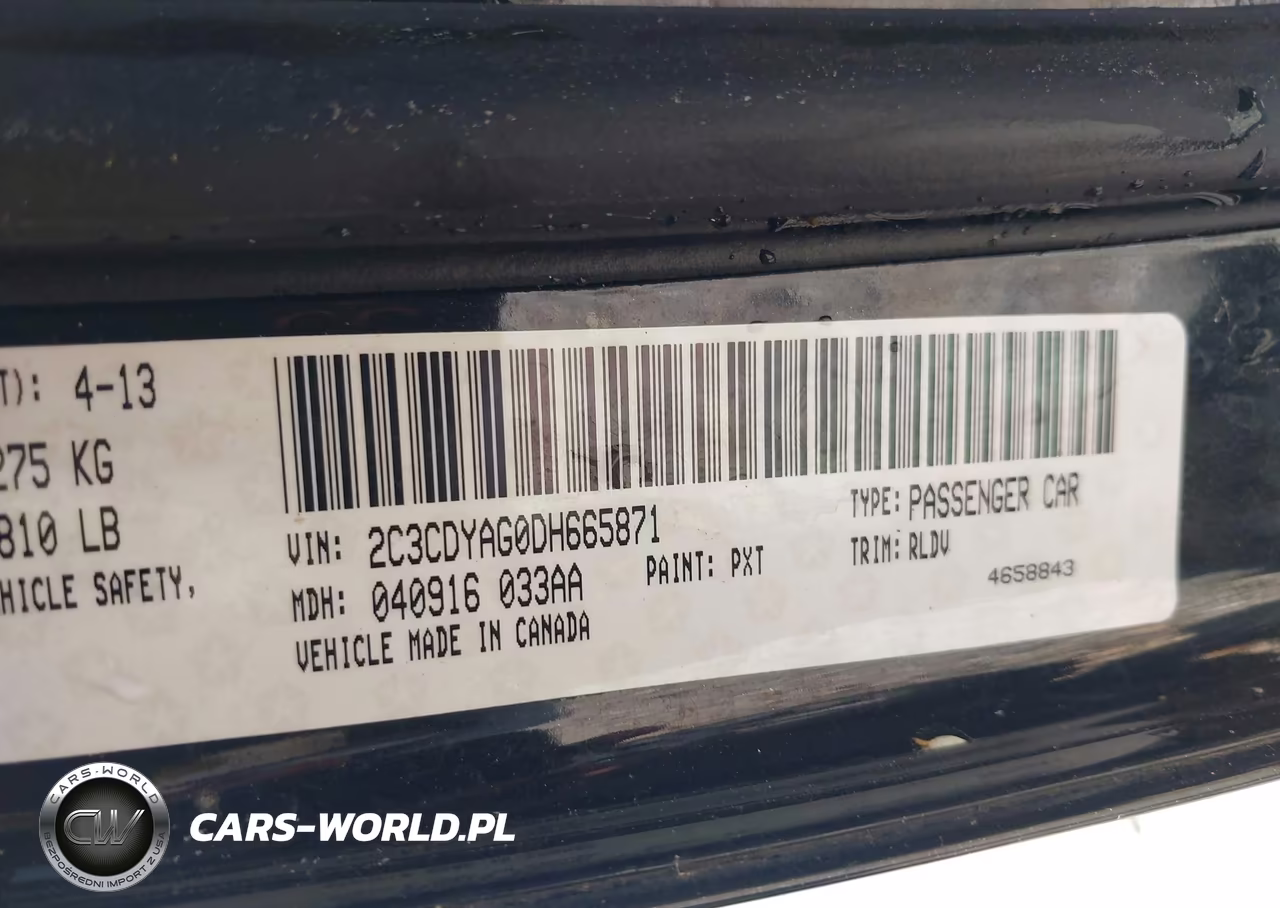 2013 Dodge Challenger Sxt Plus VIN:2C3CDYAG0DH665871 - 9