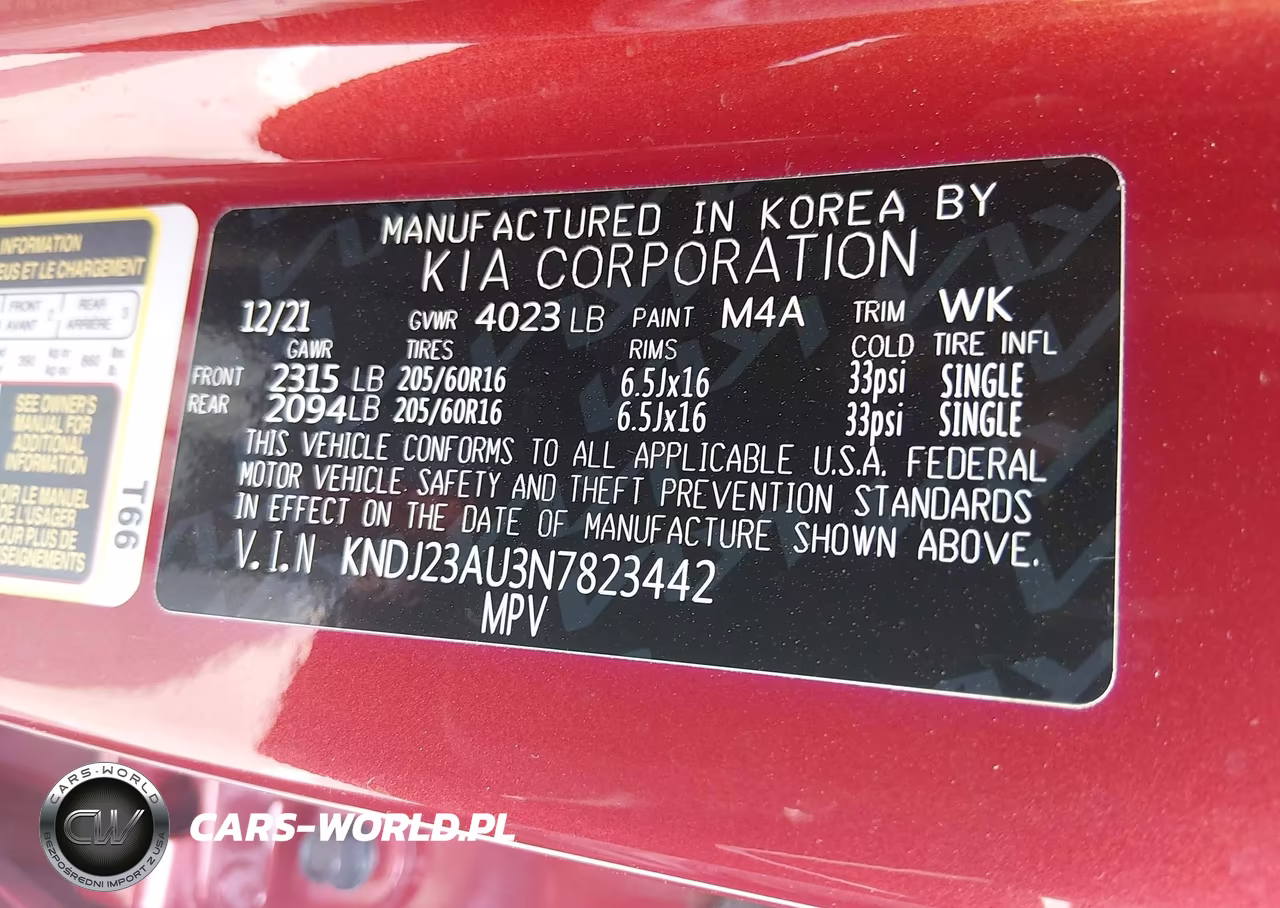 2022 Kia Soul Lx VIN:KNDJ23AU3N7823442 - 9