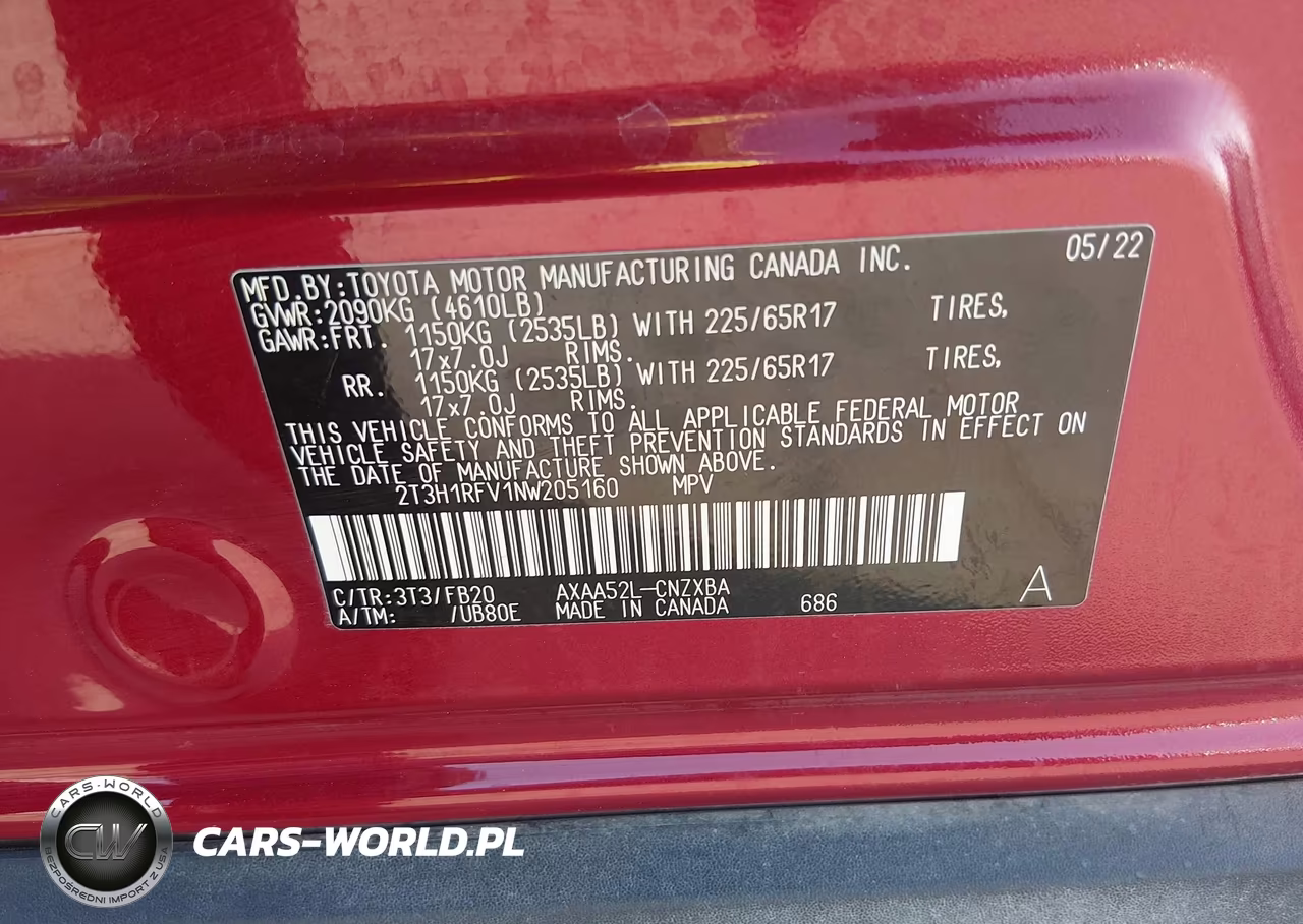2022 Toyota Rav4 Le VIN:2T3H1RFV1NW205160 - 9