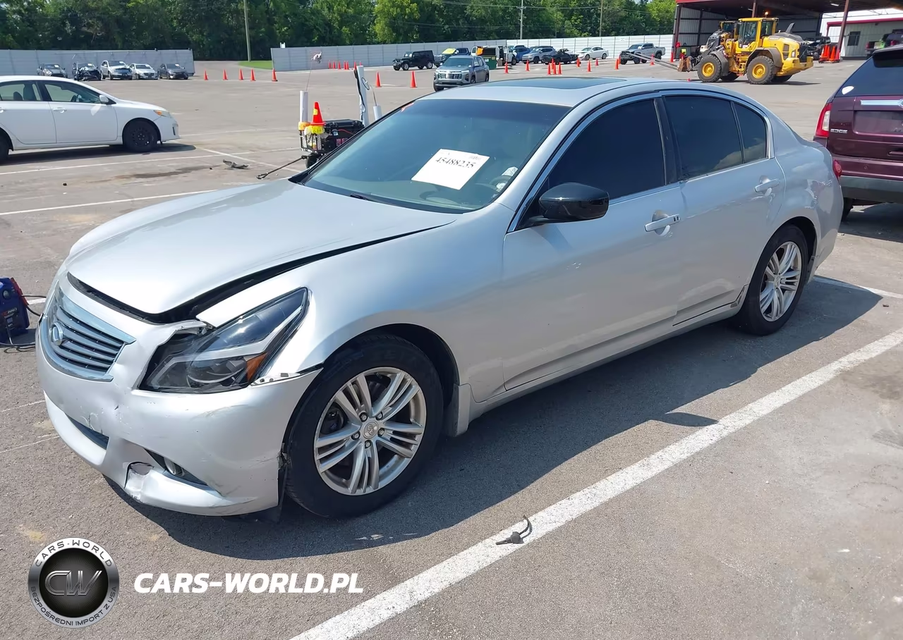 2011 Infiniti G25 Journey VIN:JN1DV6AP1BM603314 - 2
