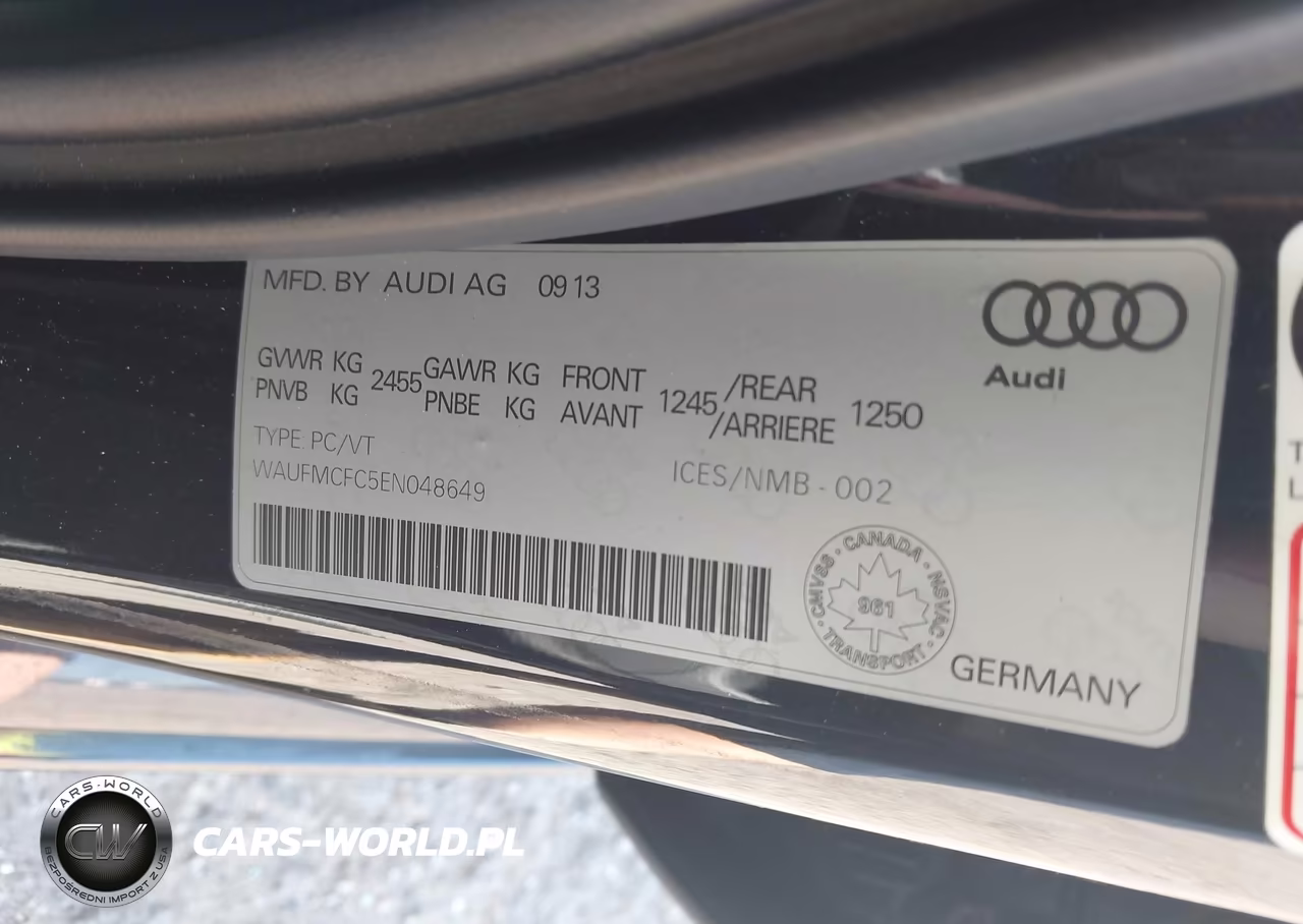 2014 Audi A6 Tdi Progressiv VIN:WAUFMCFC5EN048649 - 9