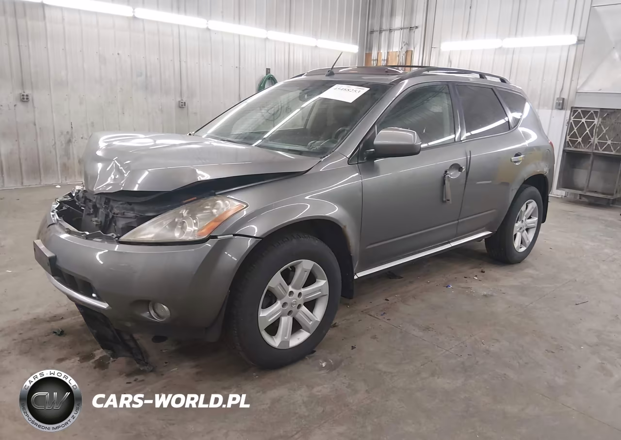 2007 Nissan Murano Sl VIN:JN8AZ08W07W608034 - 2