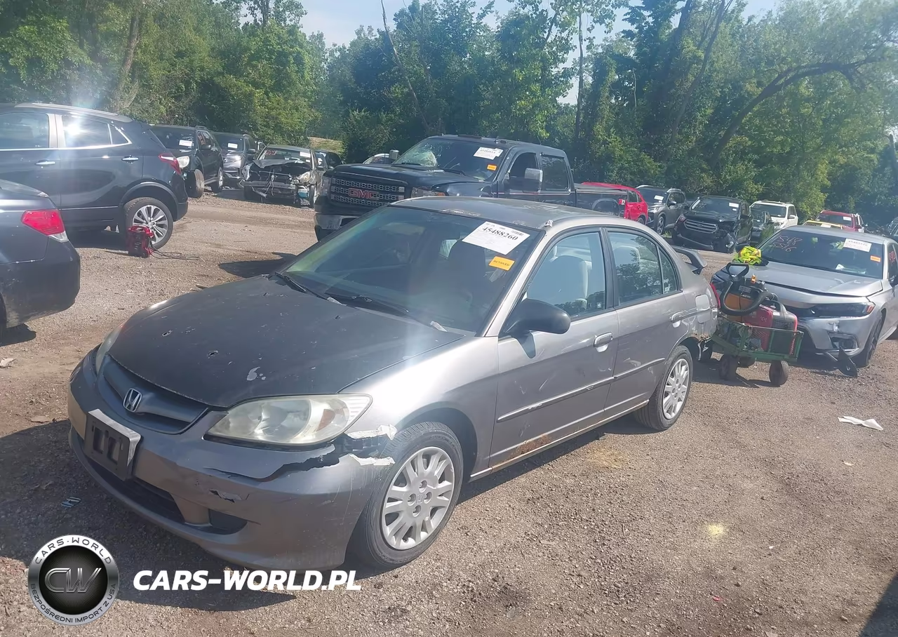 2004 Honda Civic Lx VIN:1HGES16514L000748 - 2