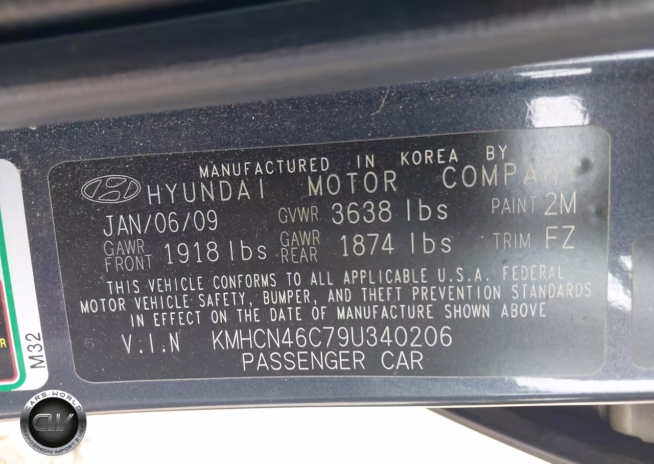 2009 Hyundai Accent Gls VIN:KMHCN46C79U340206 - 9