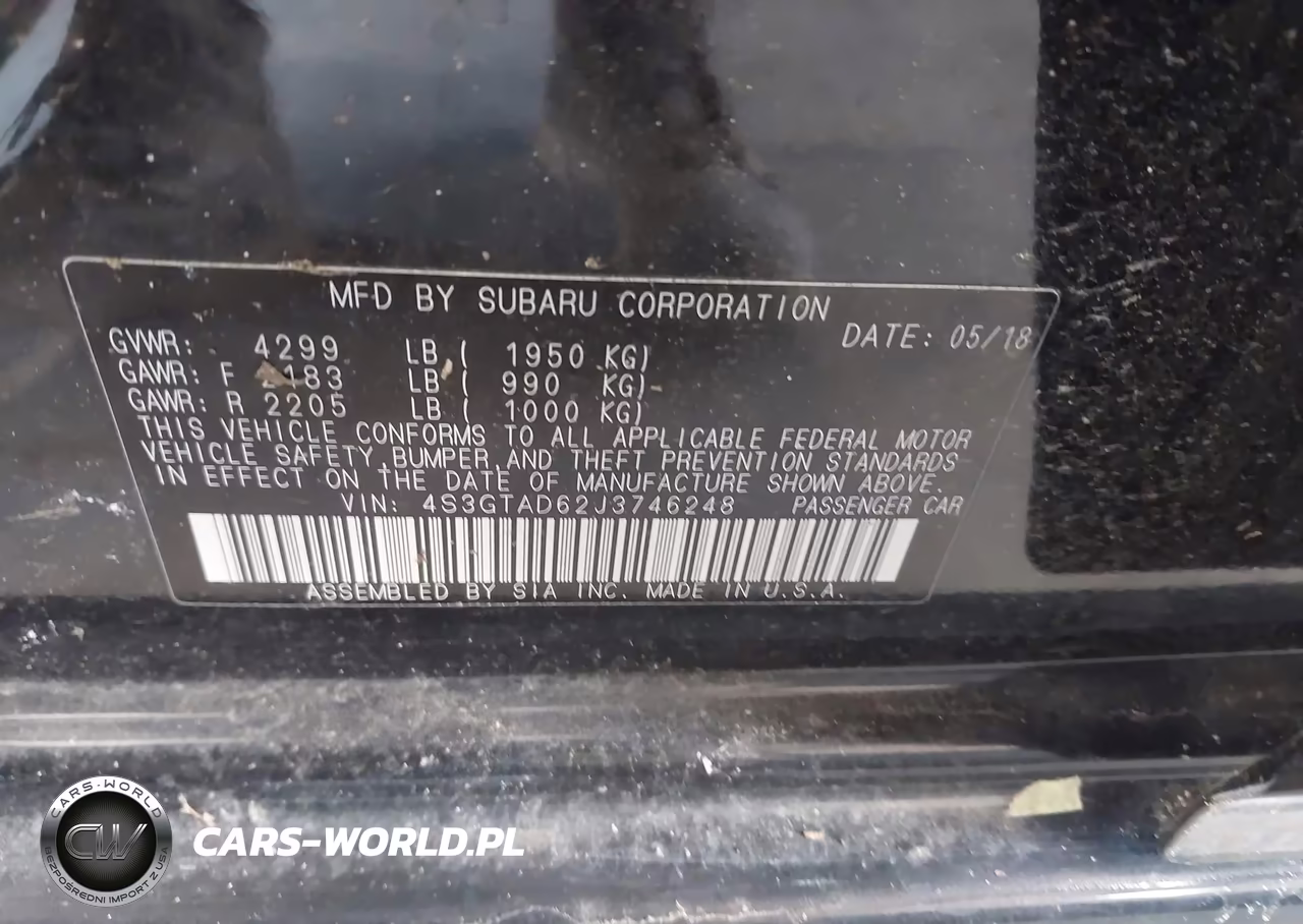 2018 Subaru Impreza 2.0I Premium VIN:4S3GTAD62J3746248 - 9