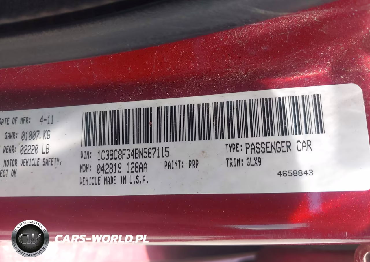 2011 Chrysler 200 S VIN:1C3BC8FG4BN567115 - 9