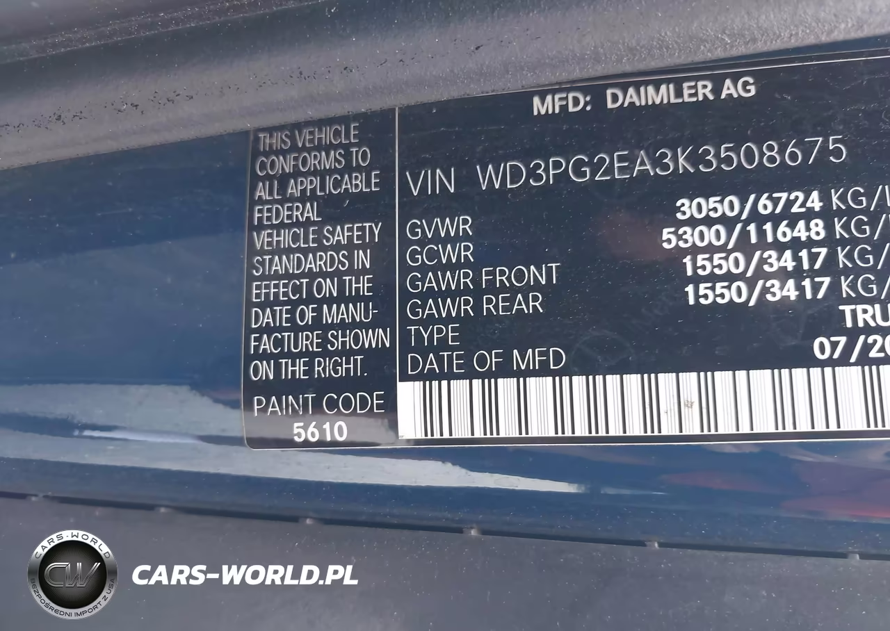2019 Mercedes-Benz Metris VIN:WD3PG2EA3K3508675 - 9
