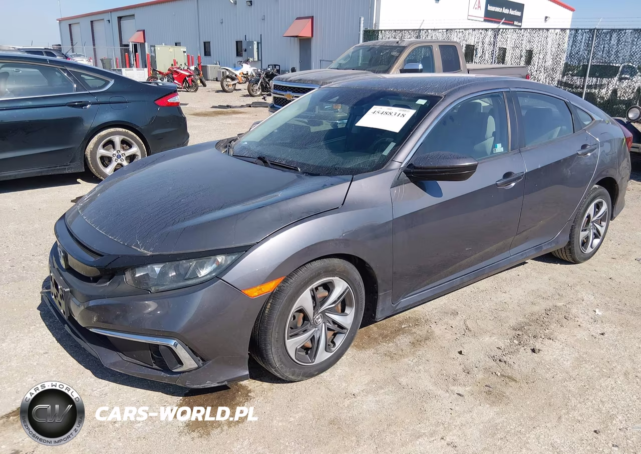 2020 Honda Civic Lx VIN:19XFC2F63LE003172 - 2