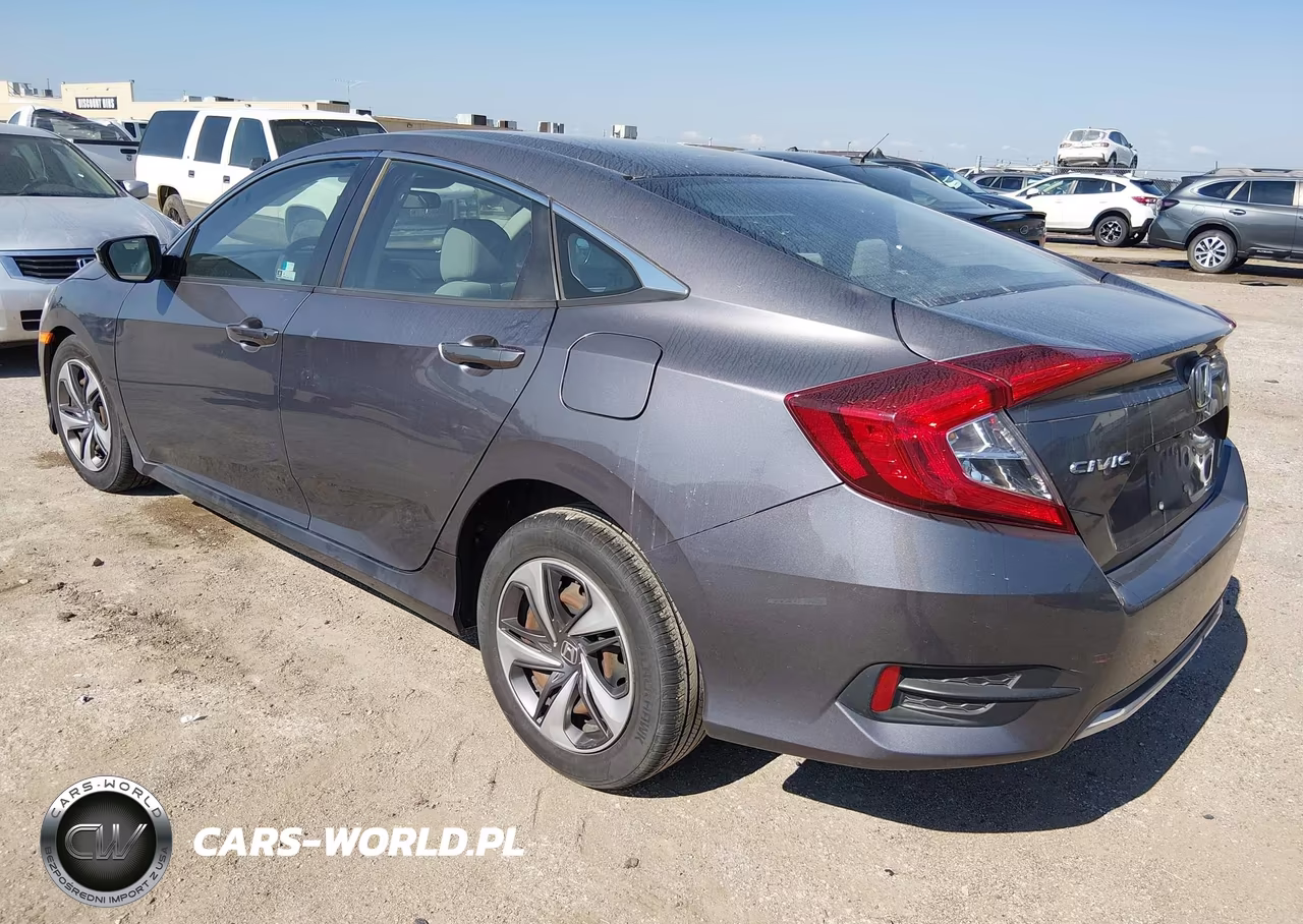 2020 Honda Civic Lx VIN:19XFC2F63LE003172 - 3