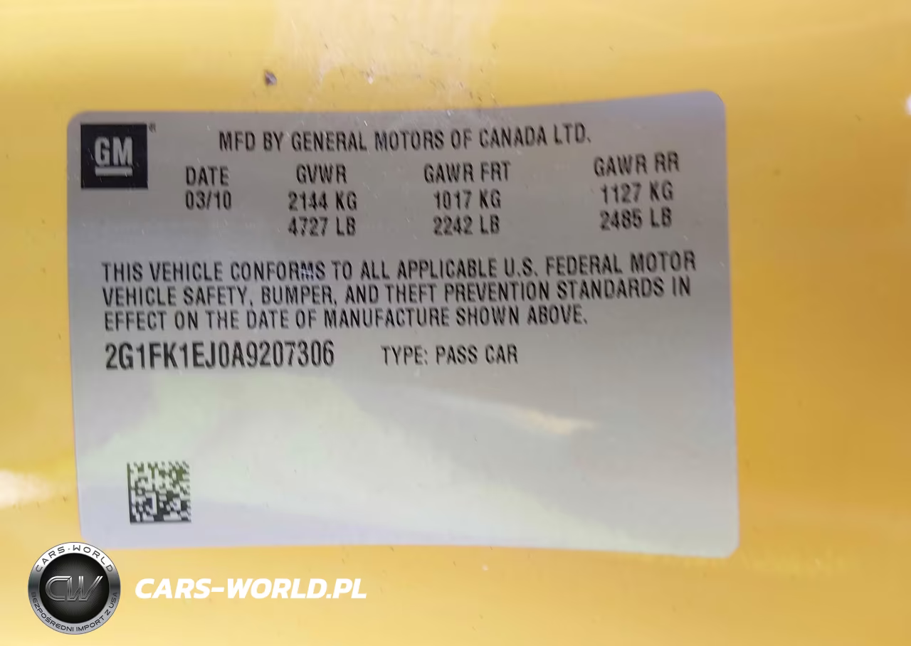 2010 Chevrolet Camaro 2Ss VIN:2G1FK1EJ0A9207306 - 9