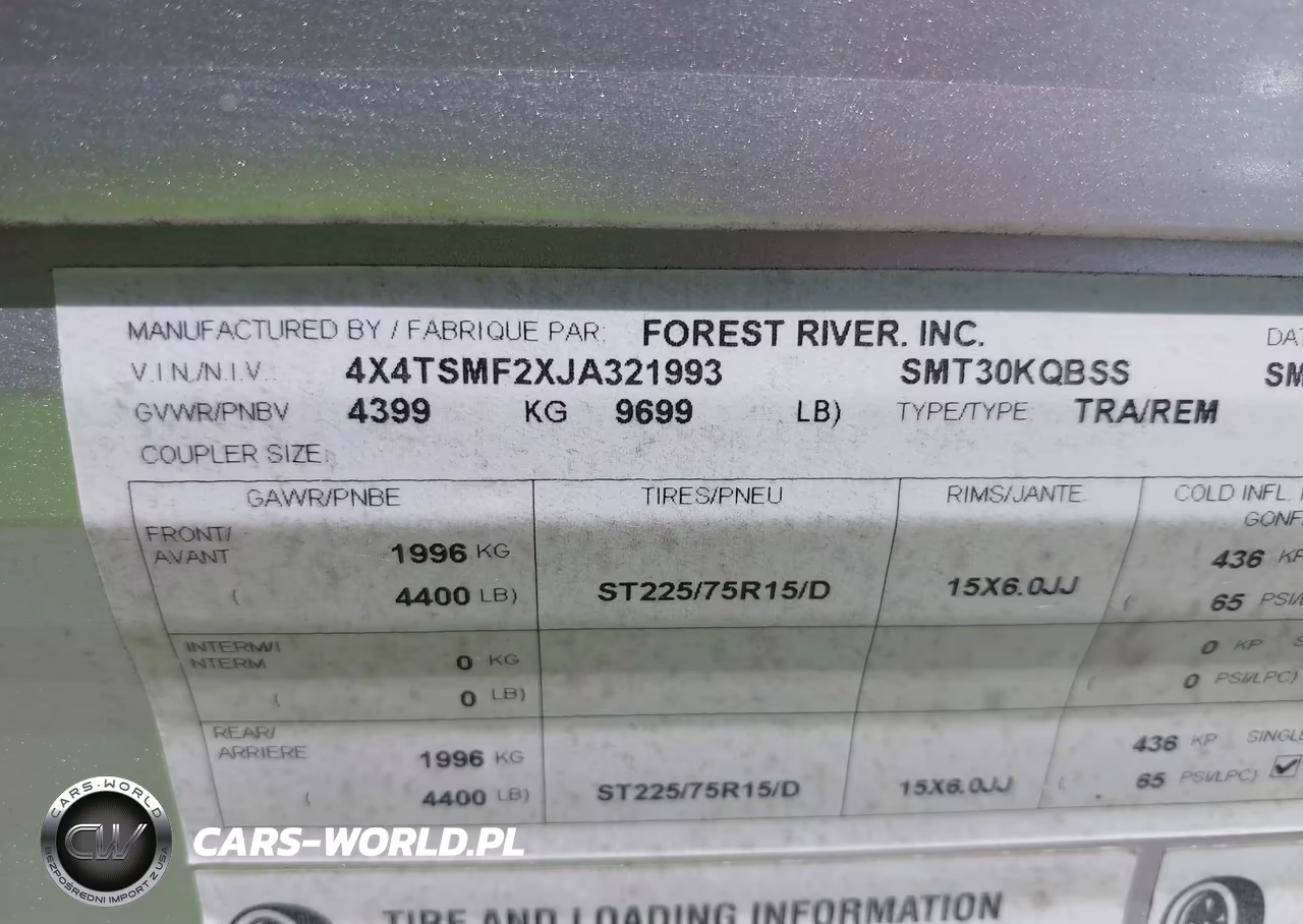 2018 Forest River Other VIN:4X4TSMF2XJA321993 - 9
