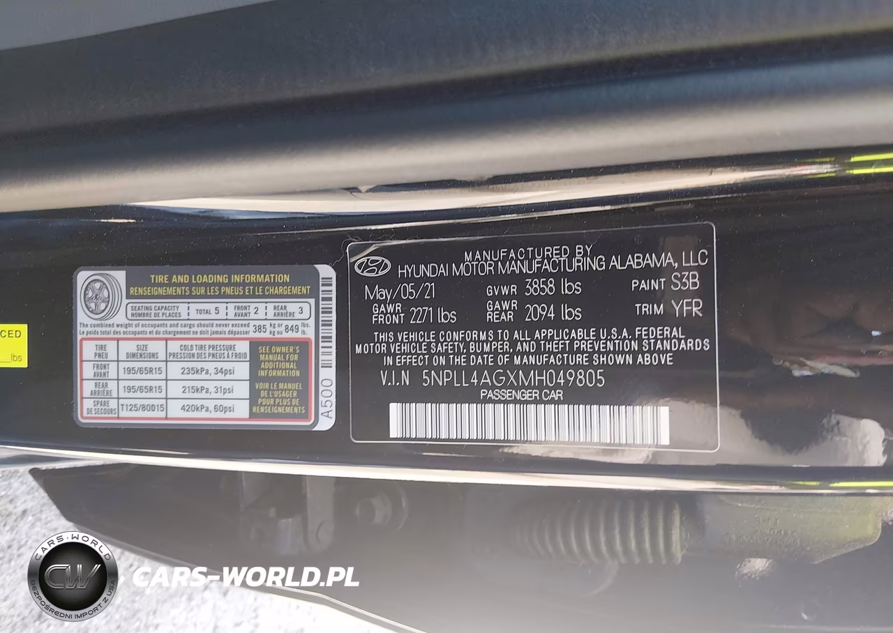 2021 Hyundai Elantra Se VIN:5NPLL4AGXMH049805 - 9