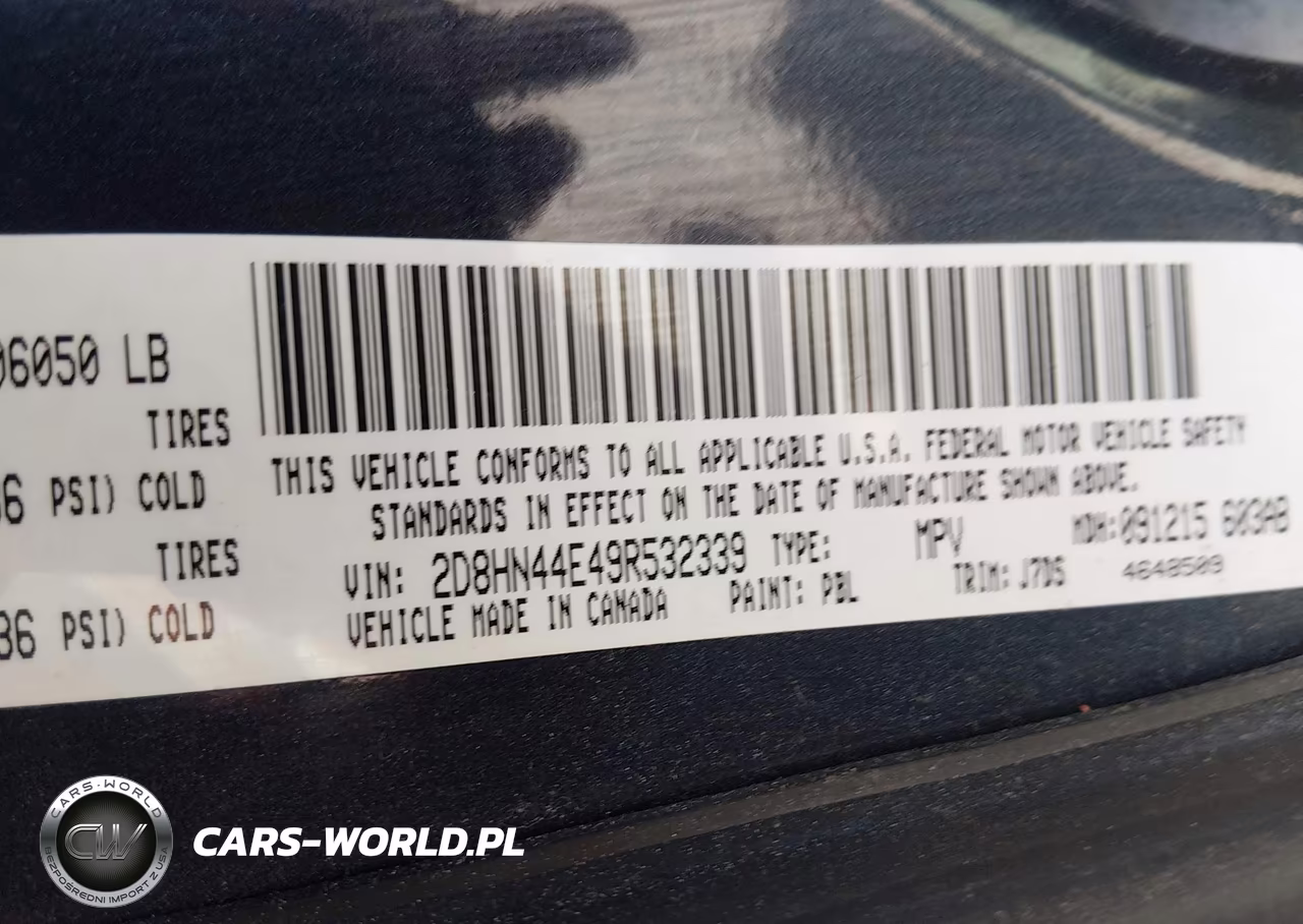 2009 Dodge Grand Caravan Se VIN:2D8HN44E49R532339 - 9