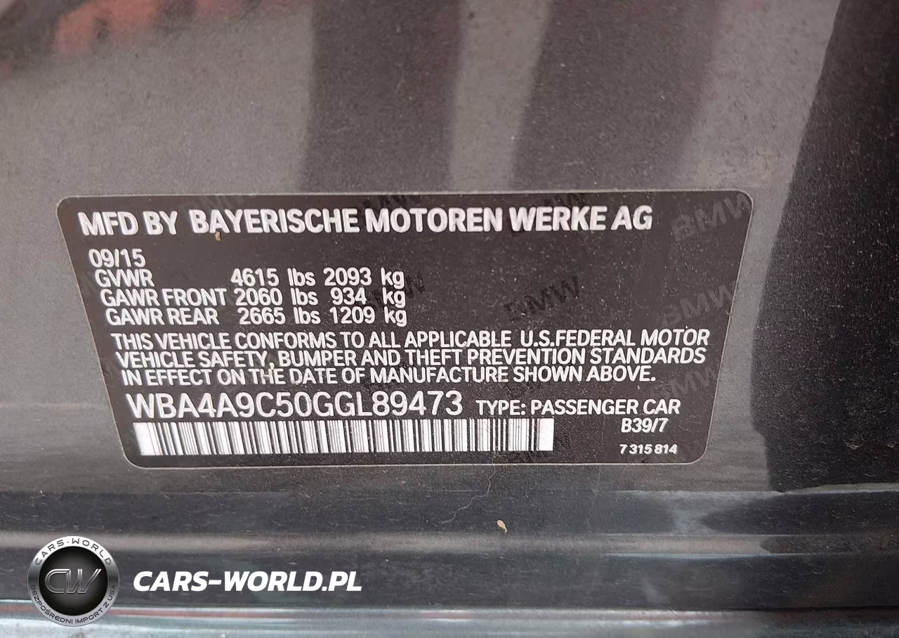 2016 BMW 428I Gran Coupe VIN:WBA4A9C50GGL89473 - 9