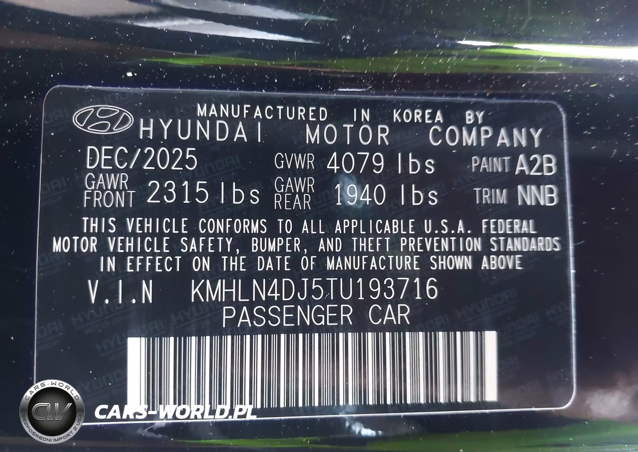 2026 Hyundai Elantra Hybrid Limited VIN:KMHLN4DJ5TU193716 - 9