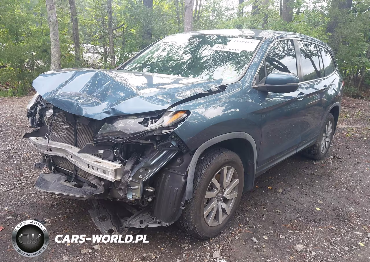2019 Honda Pilot Ex VIN:5FNYF5H35KB046585 - 2
