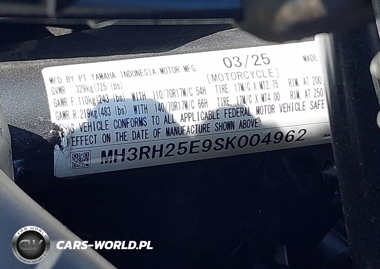 2025 Yamaha Yfz320 A VIN:MH3RH25E9SK004962 - 10
