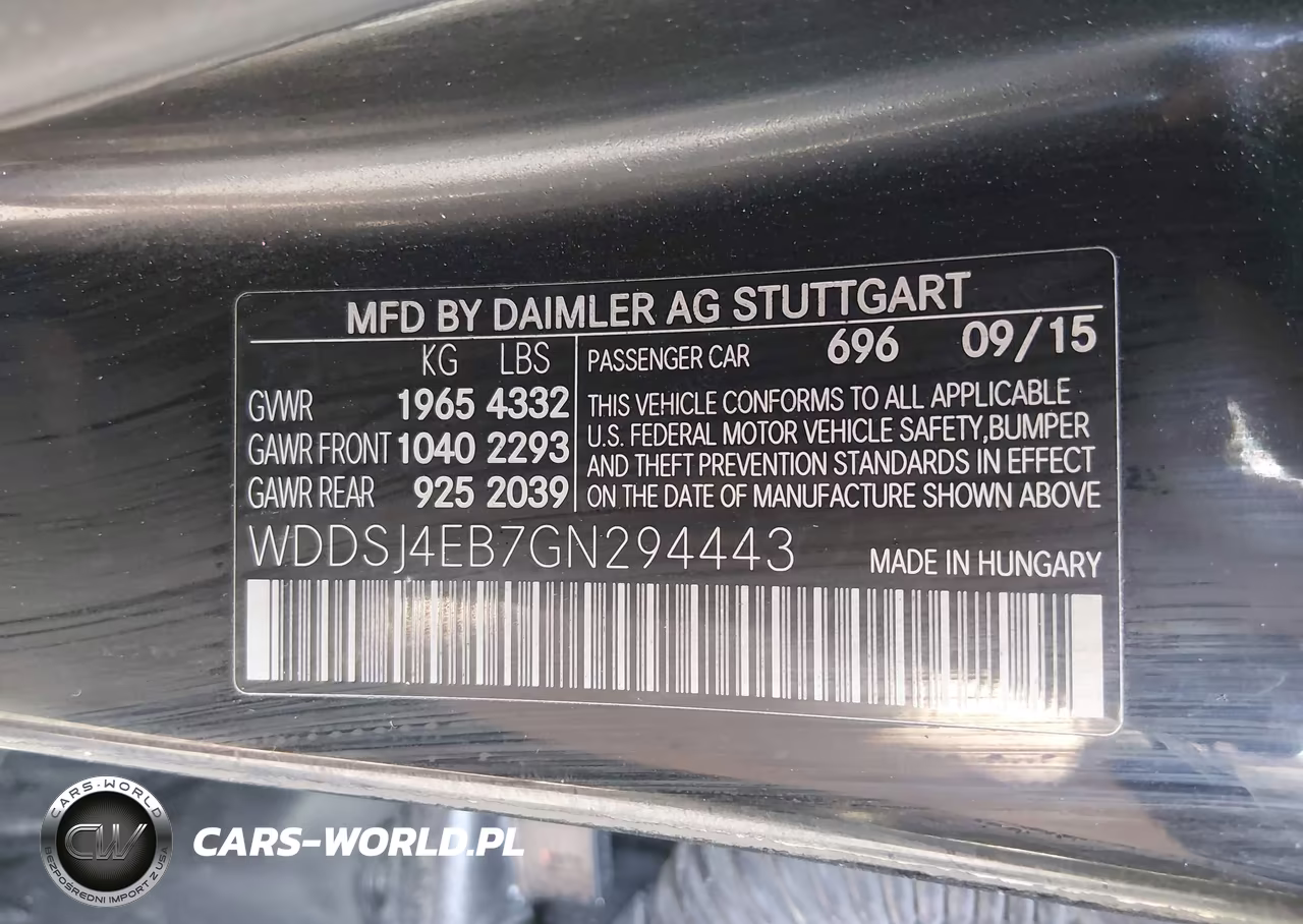 2016 Mercedes-Benz Cla 250 VIN:WDDSJ4EB7GN294443 - 9