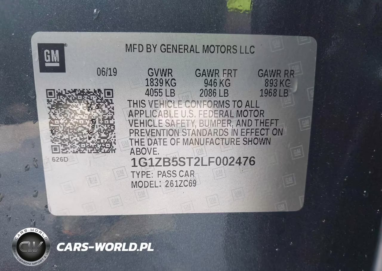 2020 Chevrolet Malibu Fwd Ls VIN:1G1ZB5ST2LF002476 - 9
