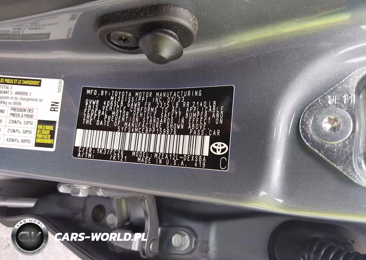 2023 Toyota Corolla Se VIN:5YFS4MCE8PP159876 - 9