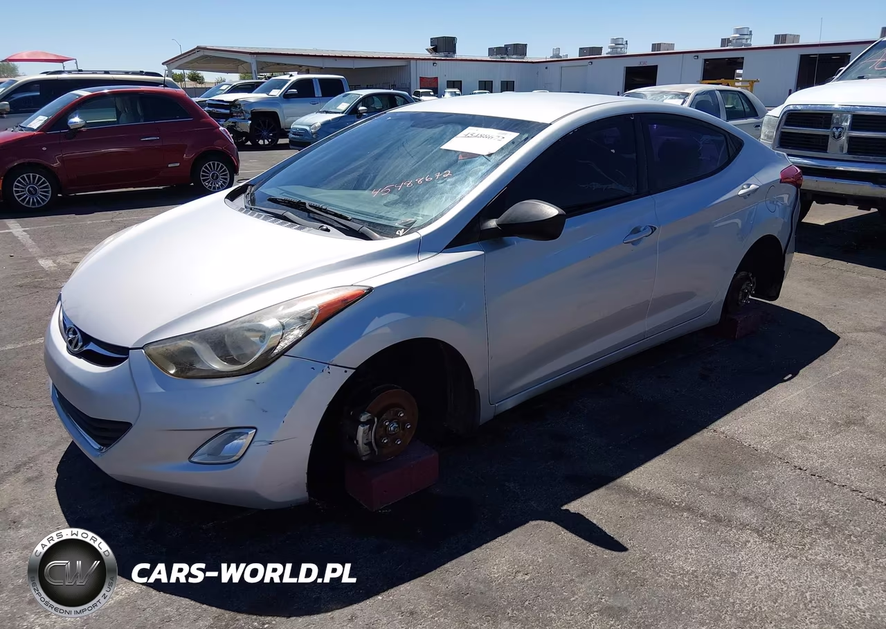 2013 Hyundai Elantra Gls VIN:KMHDH4AEXDU849221 - 2