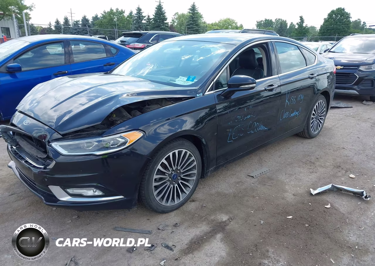 2017 Ford Fusion Platinum-Titanium VIN:3FA6P0D91HR121023 - 2