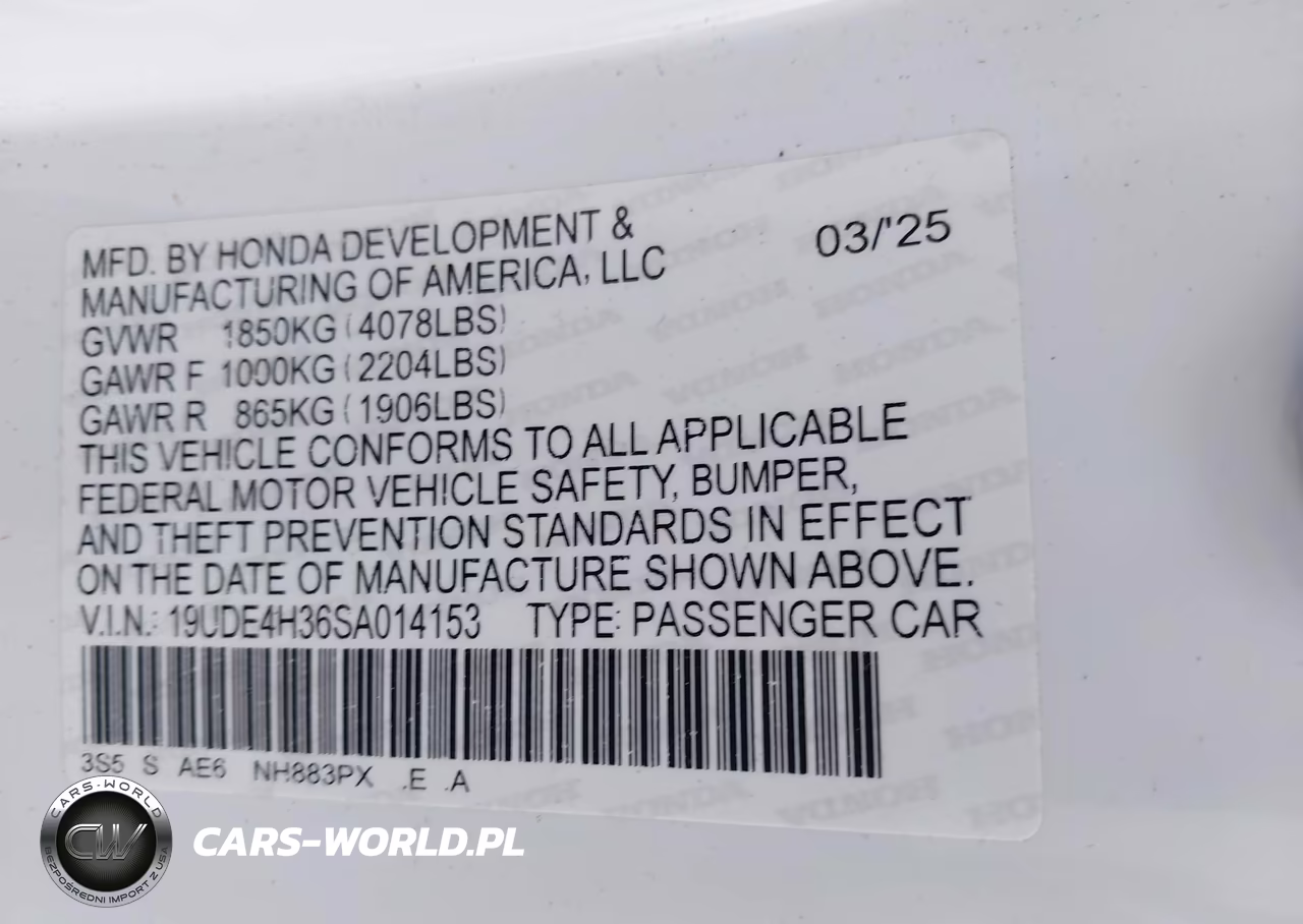 2025 Acura Integra A-Spec VIN:19UDE4H36SA014153 - 9